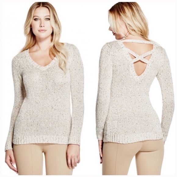 Sparkling Guess “Quinn” Sweater - Picture 1 of 6